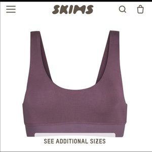 SKIMS Sleep Bralette in Plum